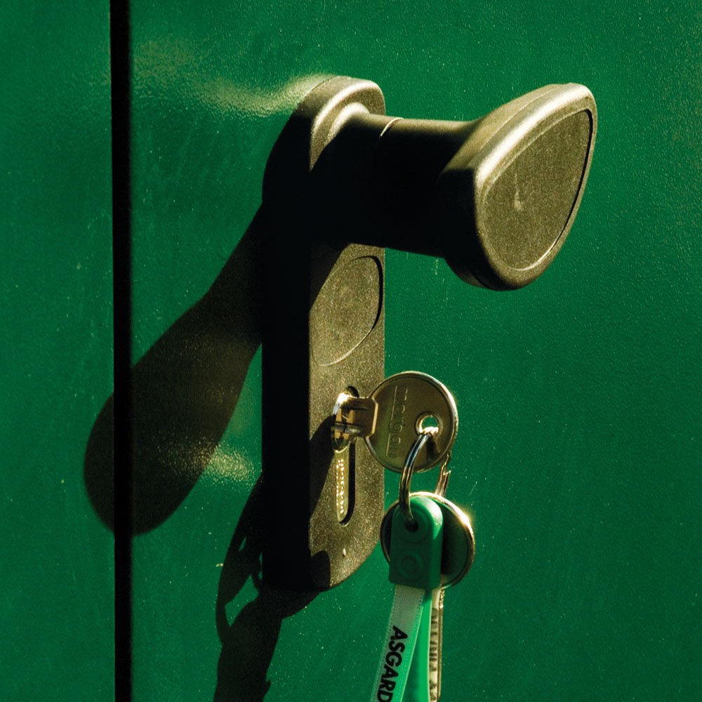 Asgard Addition 6 x 3ft Double Door Green Garden Shed Image 6