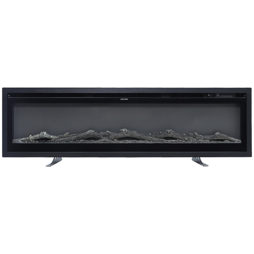 Living and Home 50 Inch Electric Fireplace Wall Mounted Wall Inset or Freestanding 12 Flame Colours with Remote Control Image 3