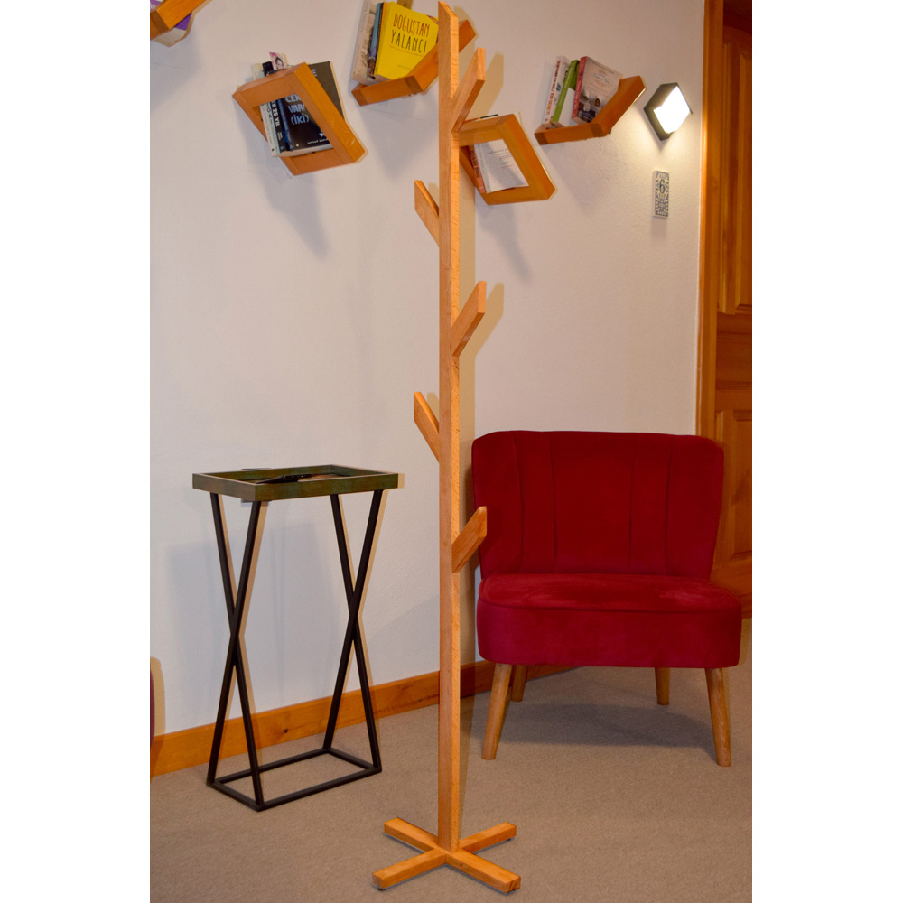 Decorotika Arbrano Light Solid Wood Coat Rack Image 4