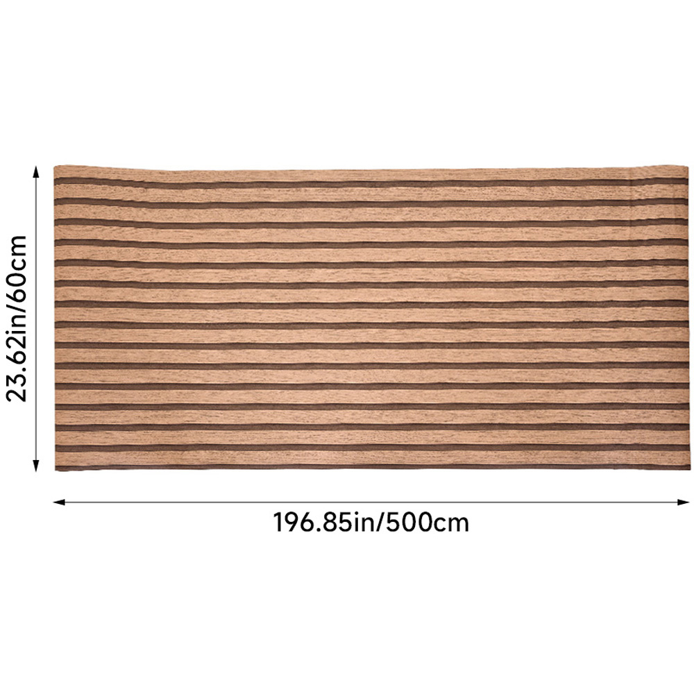 Living and Home 3D Wood Effect Orange Self Adhesive Textured PVC Wallpaper Image 8