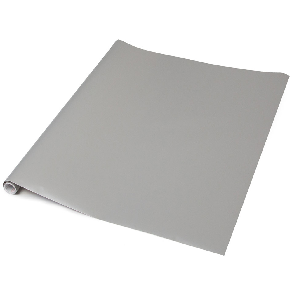 d-c-fix Matt Grey Sticky Back Plastic Vinyl Wrap Film 67.5cm x 5m Image 2