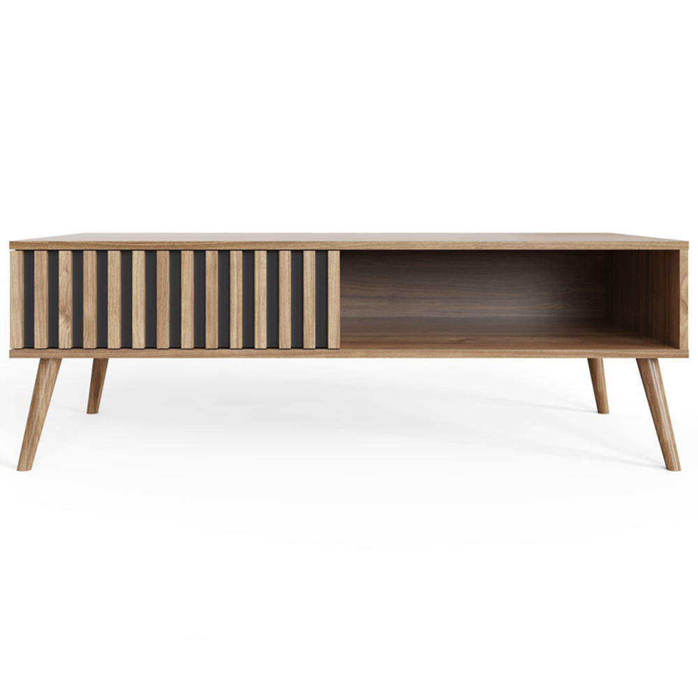 GFW Rowan Oak Louvered Coffee Table Image 4