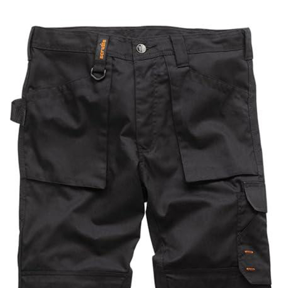 Scruffs Black Worker Trouser 38R Image 2