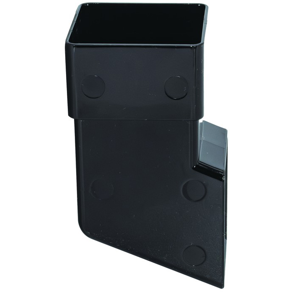 FloPlast Square Downpipe Shoe Black 65mm Image 4