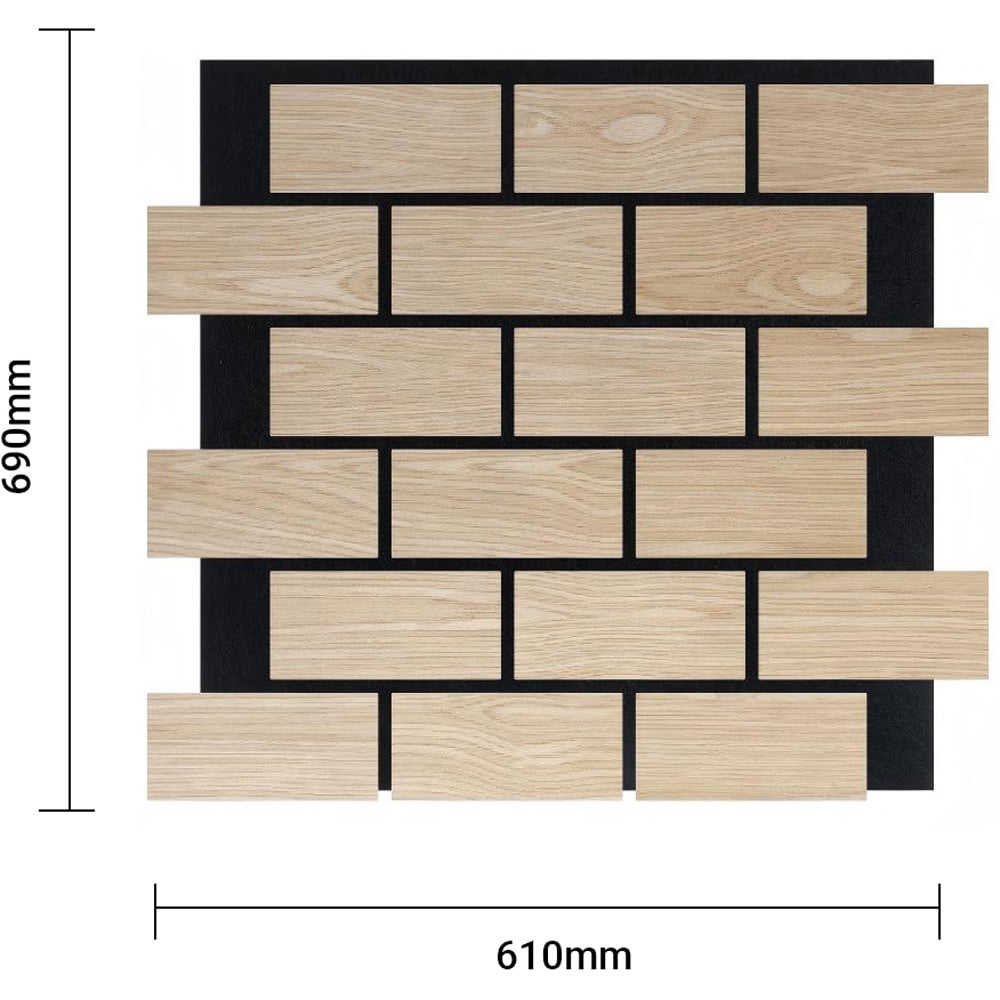 Britwall Brick Acoustic Wall Panel 610 x 690mm Image 4