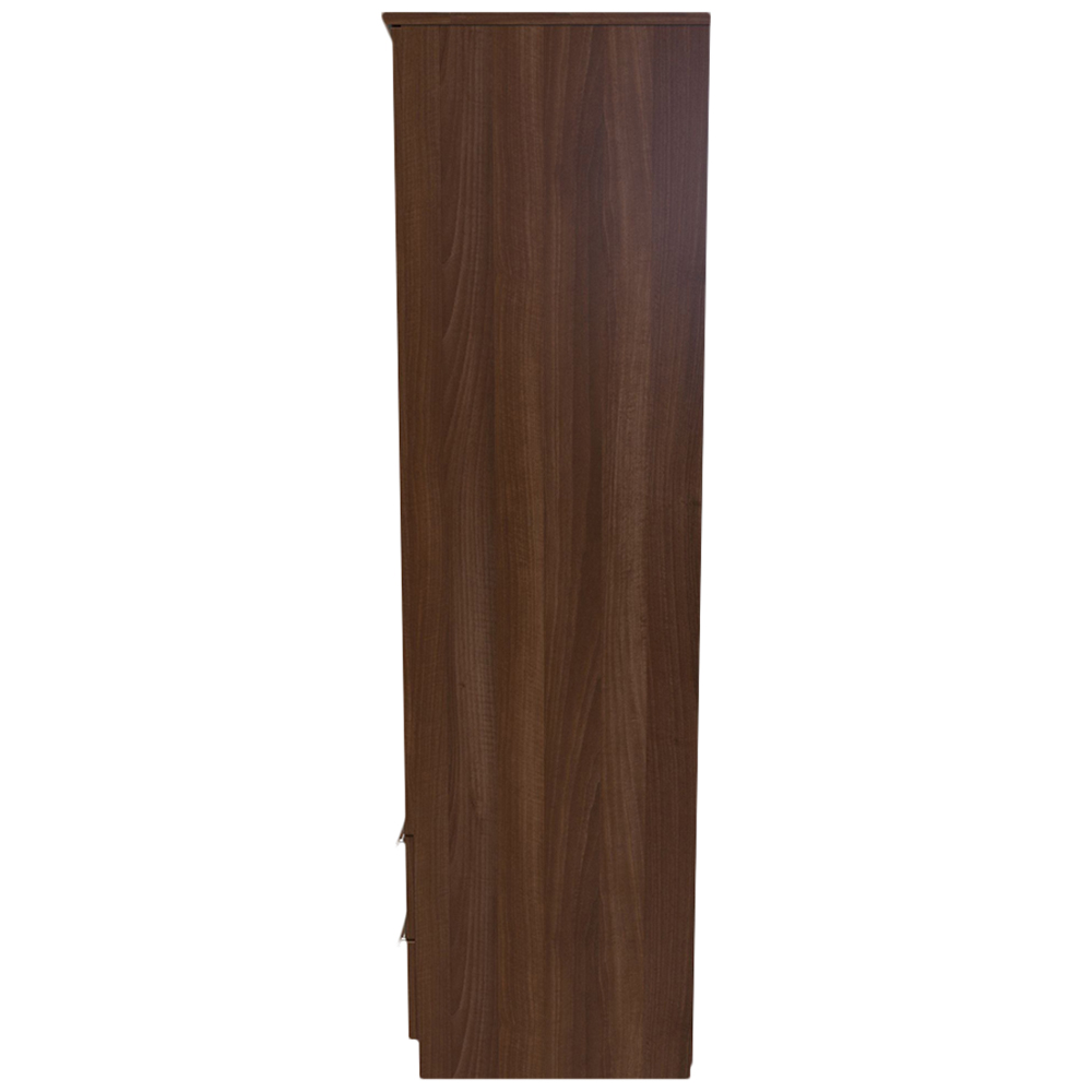 Crowndale Sherwood 2 Door 2 Drawer Noche Walnut Wardrobe Image 3