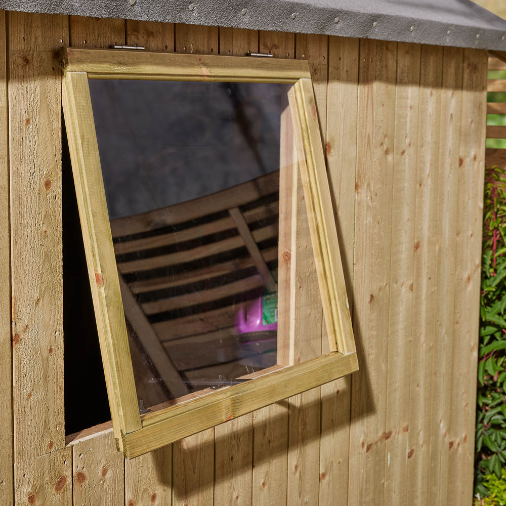 Rowlinson Premium Heritage 6 x 4ft Pressure Treated Shed Image 3