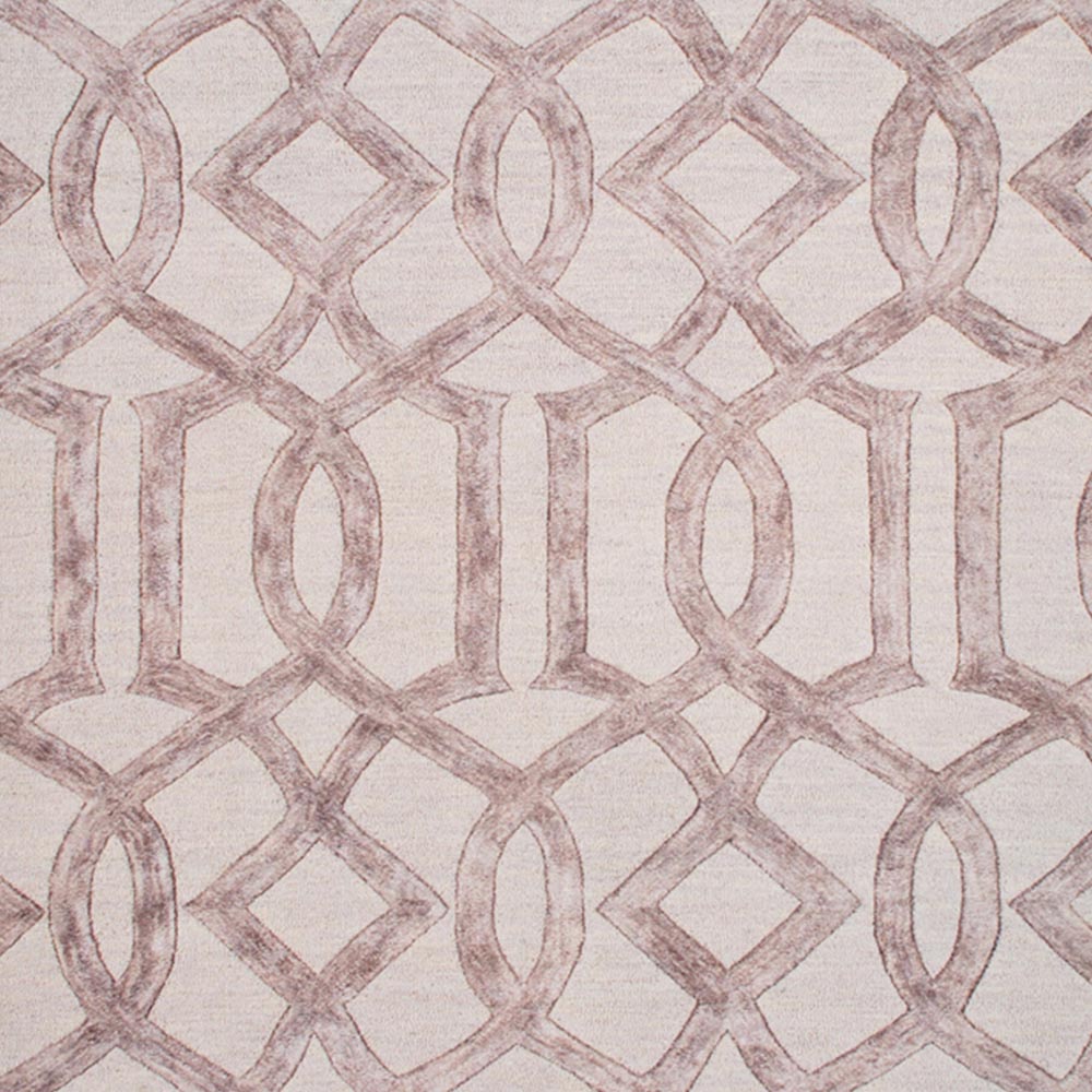 Kukoon Contemporary Abstract Soft Chenille Beige Washable Rug 240 x 330cm Image 3