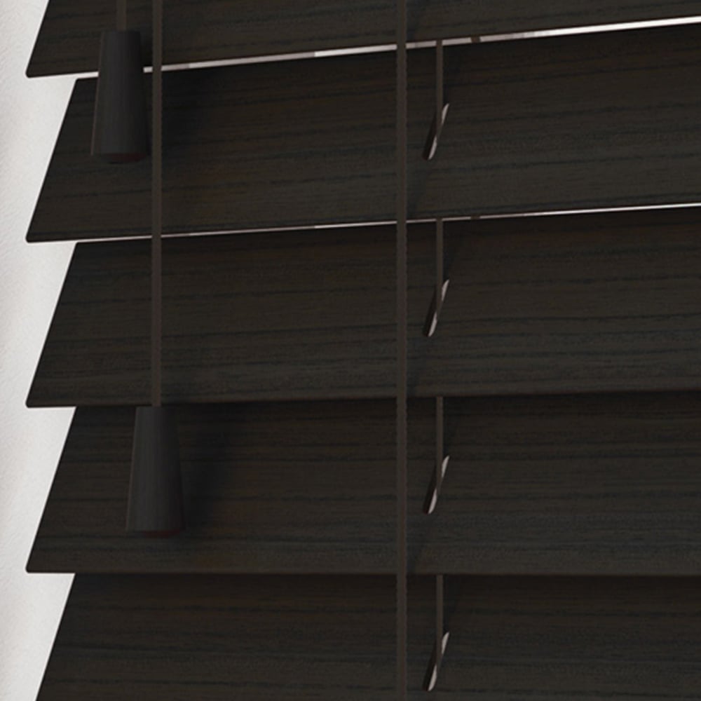 New Edge Blinds Grained Venetian Blinds Dark Walnut 150cm Image 3