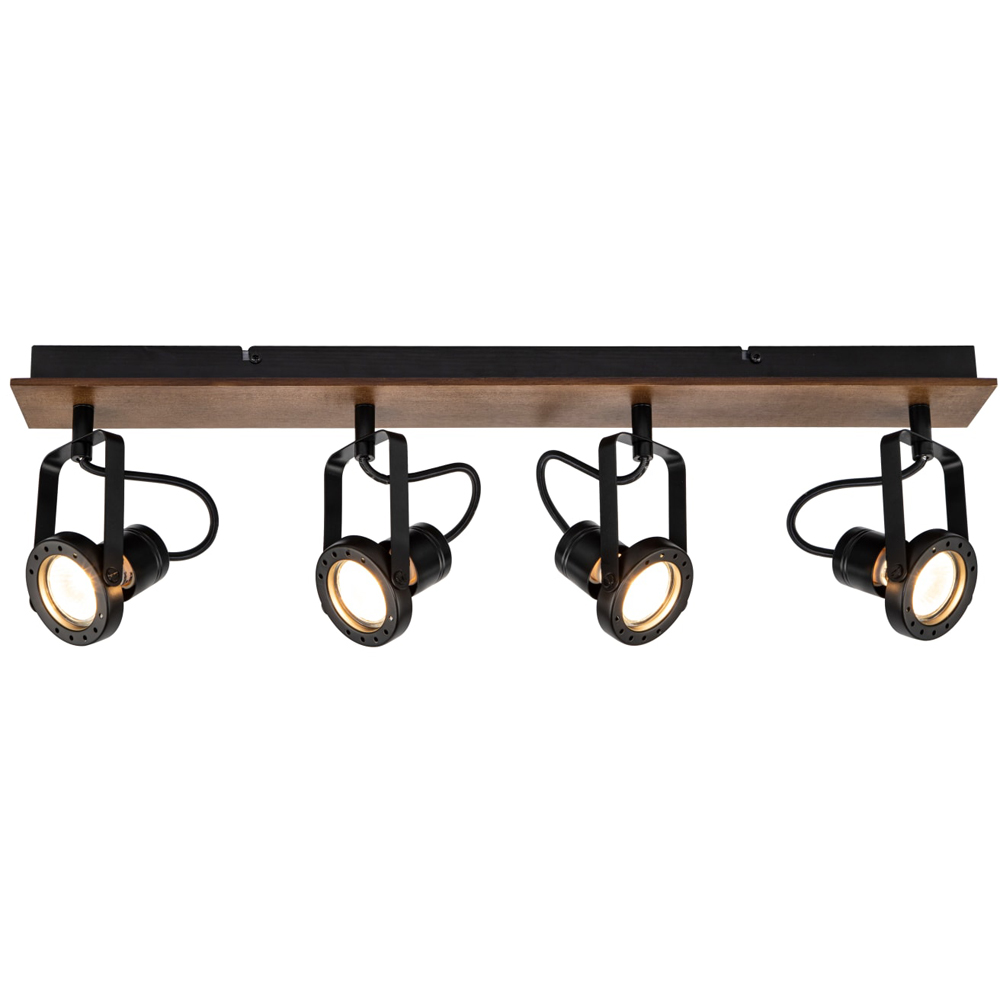 Cosylyte Riverton Matt Black 4 Light Spotlight Image 3