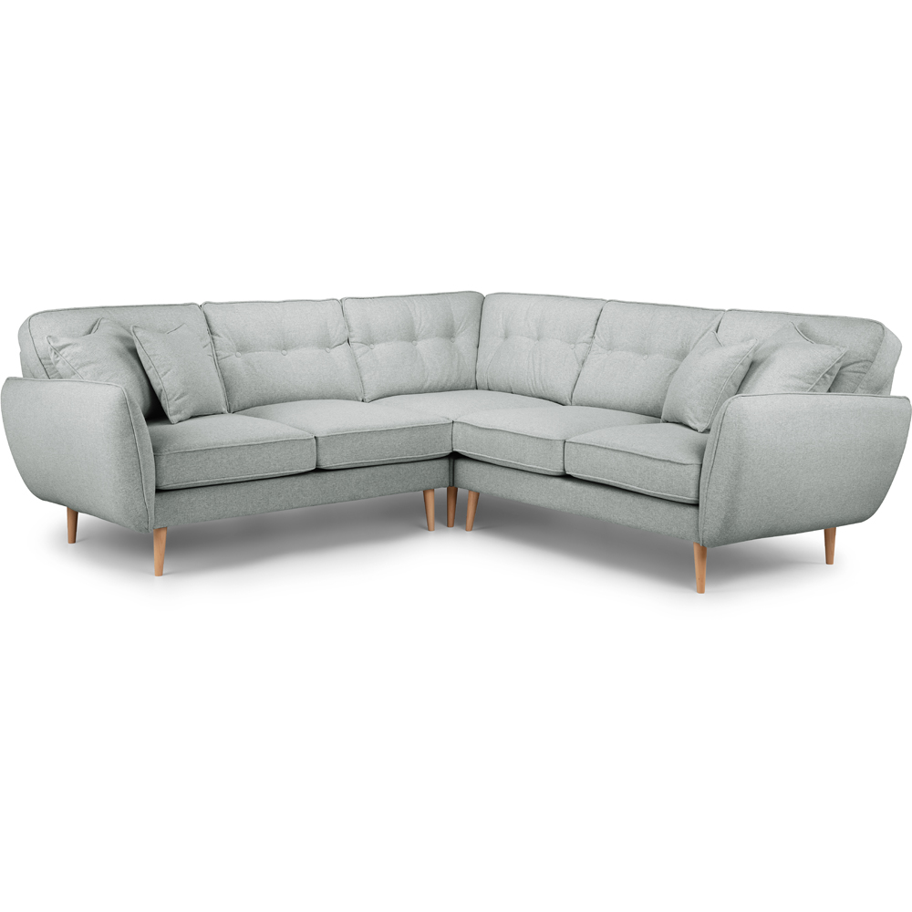 Opry Faro 4 Seater Button Back Ashen Left Hand Corner Sofa Image 2