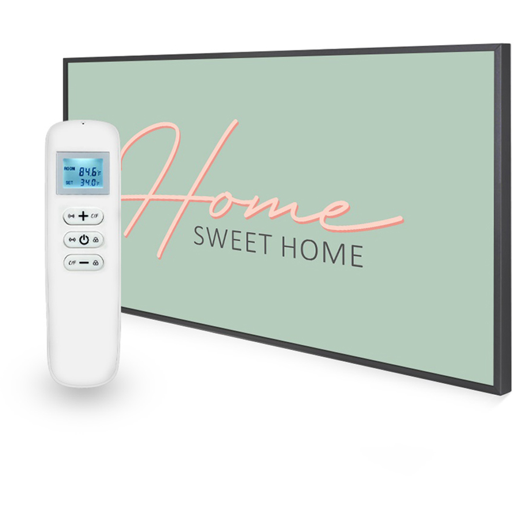 Mirrorstone Nexus Home Sweet Home Quote Wi-Fi Infrared Heating Panel 580W 595 x 995mm Image 3