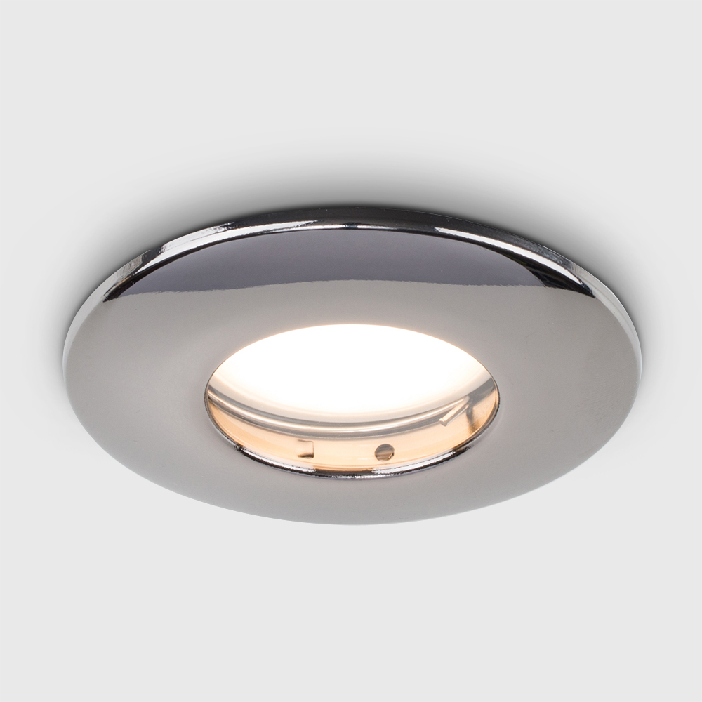 ValueLights Black Chrome Warm White LED Ceiling Downlight 6 Pack Image 3