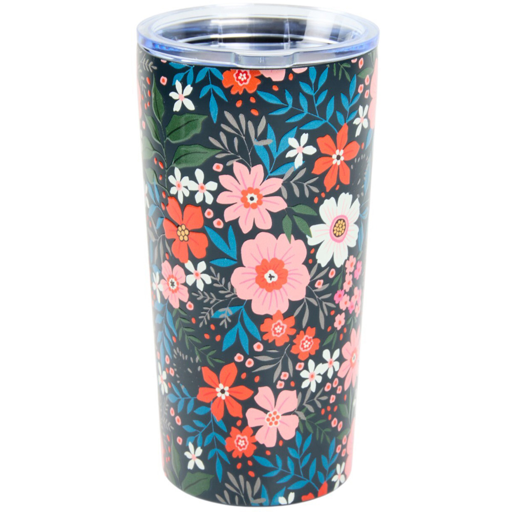 Nitro Stainless Steel Floral Travel Mug Image 2
