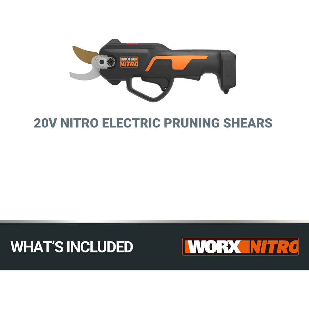 Worx Nitro WG330E.9 20V 25mm Cordless Electric Pruner Shears Image 5