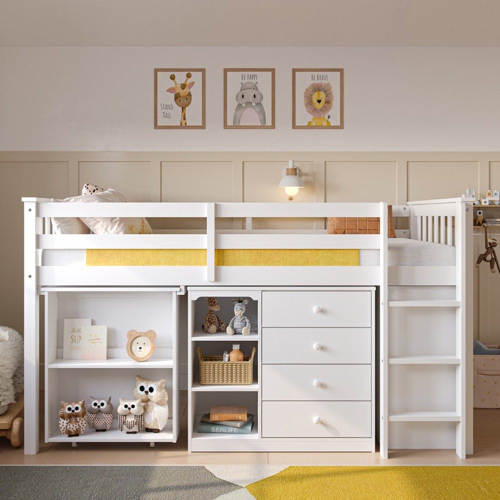 Flair Oban Single White Cabin Bed Image 3