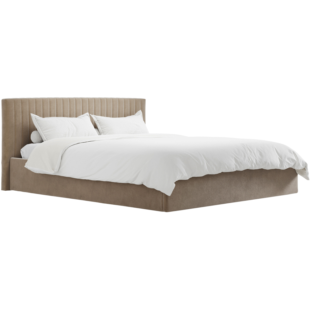LPD Home Berlin Beige Super King Size Ottoman Bed Image 3
