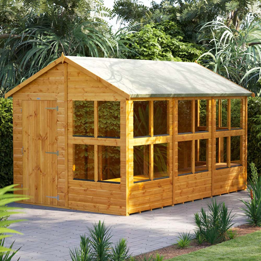 Power 12 x 8ft Apex Potting Shed Image 2