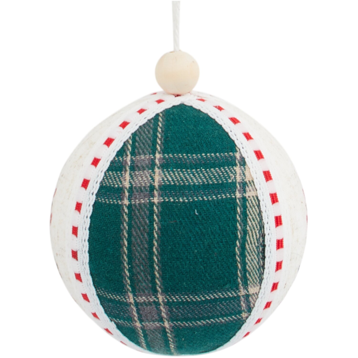 Tartan Fabric Bauble Image 4