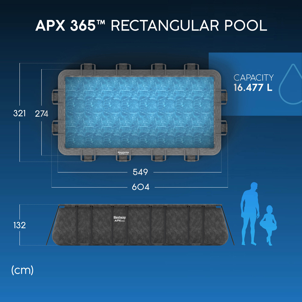 Bestway APX 365 Rectangular Pool Set 18 x 9ft x 52 inch Image 9