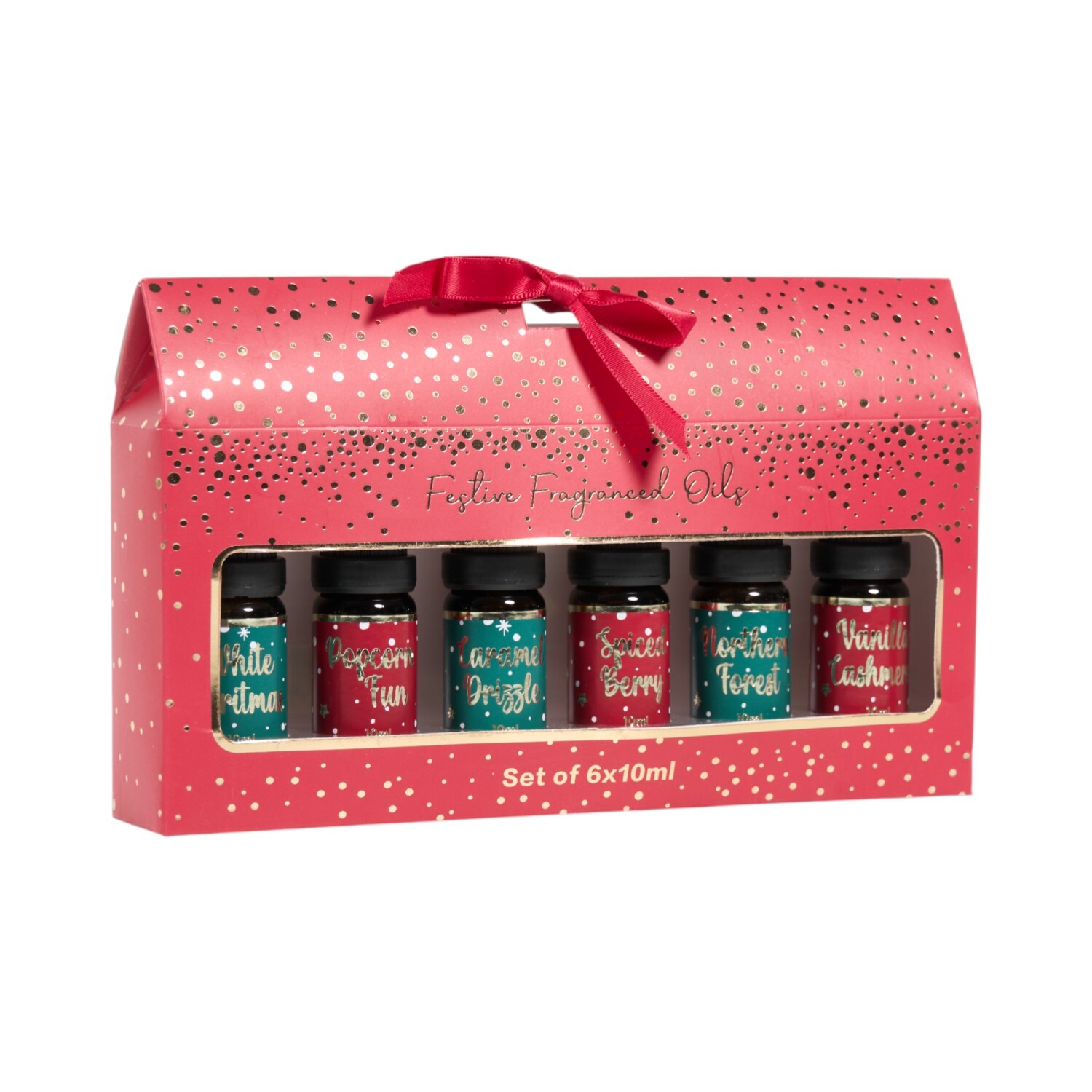 Set of 6 Festive Fragranced Oils Image 2