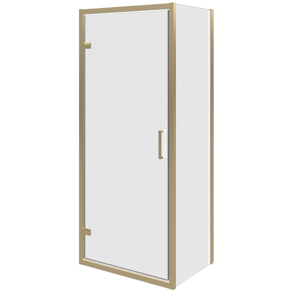 Bathstore Atlantis Brushed Brass Pivot Door 900mm Image 4