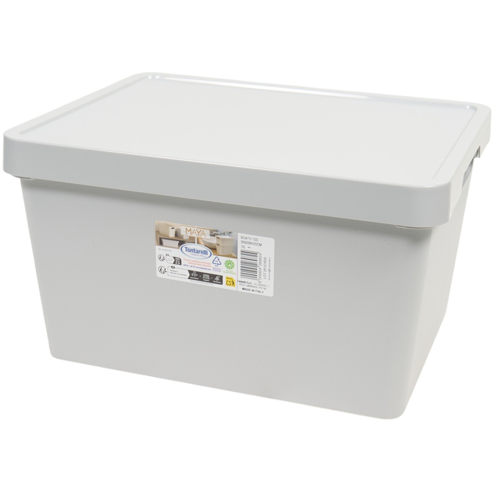 Matte Large Storage Box Grey Image 3