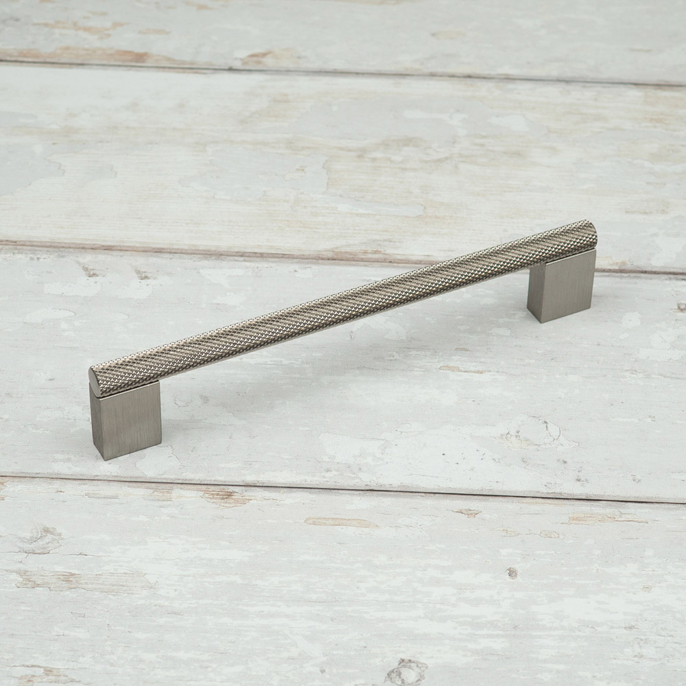 Handle & Home Knurled Brushed Nickel Boss Handle 160mm Image 3