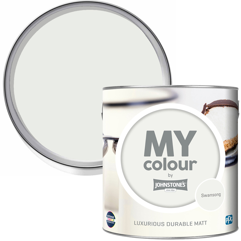 Johnstone's MY Colour Luxurious Durable Matt Paint Swansong Image 1