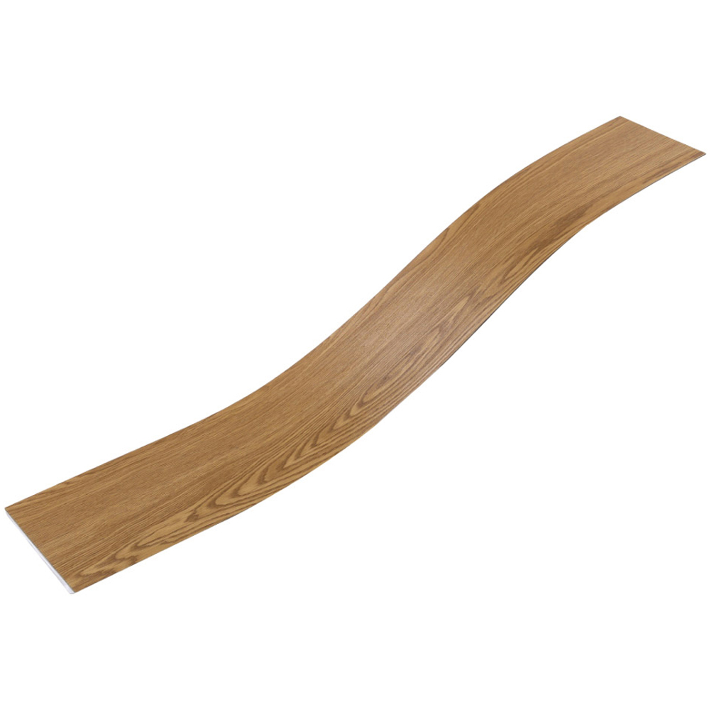 Living and Home PVC Brown Wood Plank Flooring 36 Pack Image 3