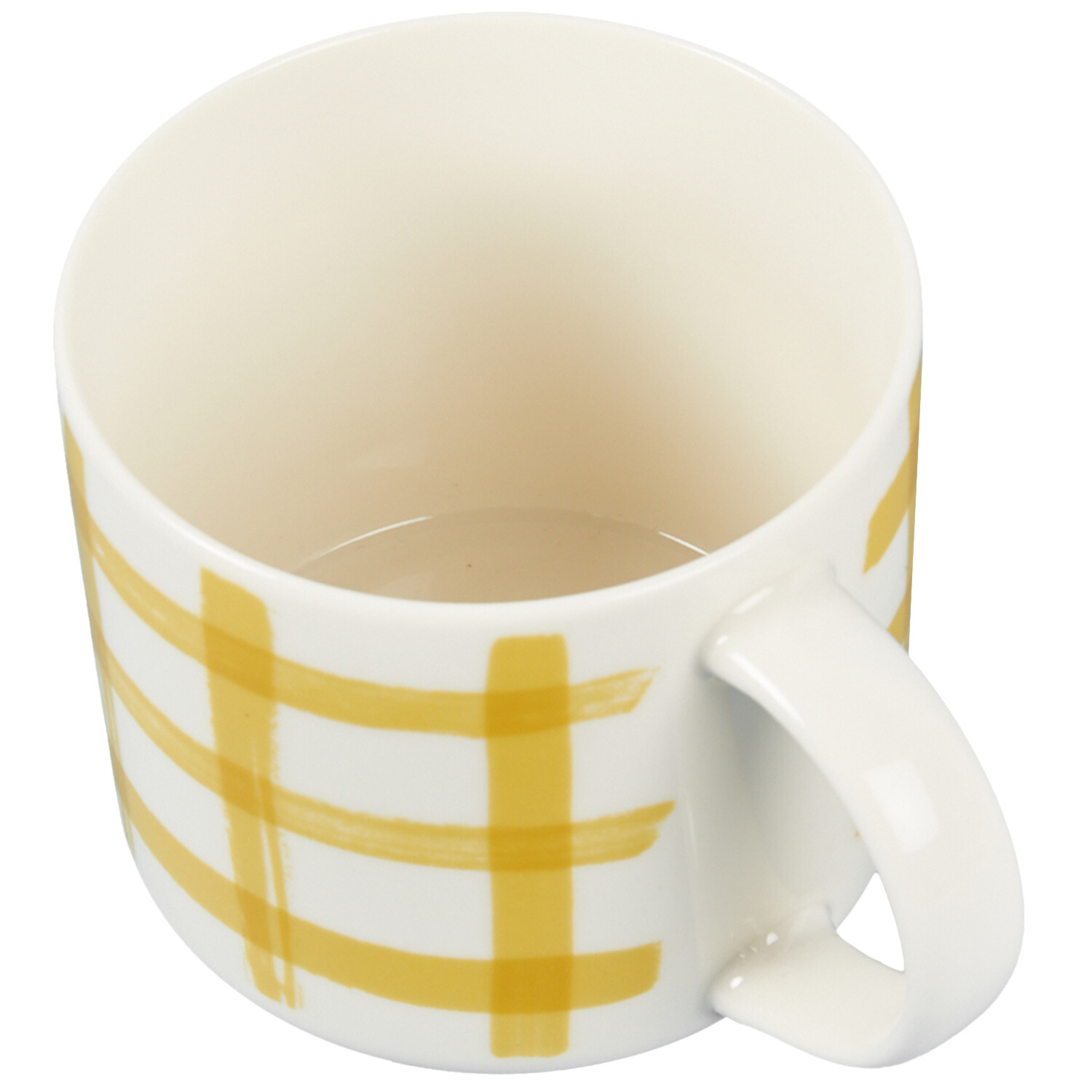 Gingham Yellow or Green Drum Mug  - Yellow or Green Image 6