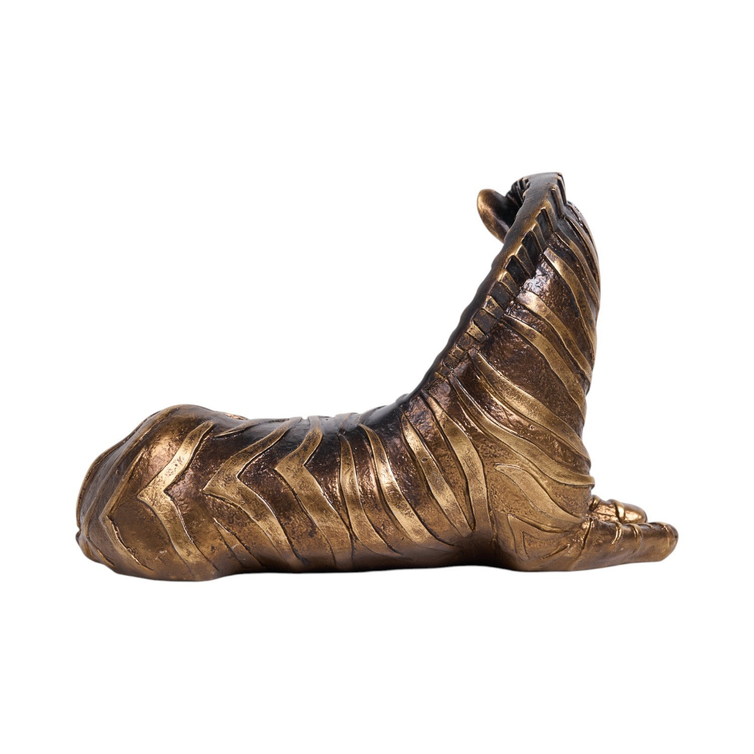 Sitting Zebra Ornament Bronze Image 4