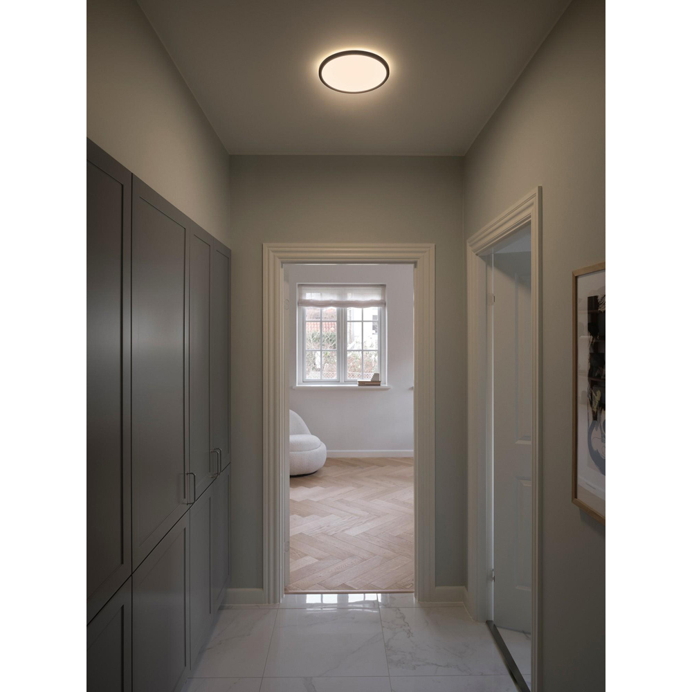 Nordlux Oja 29 3000/4000K Switch Black Dimmable LED Ceiling Light Image 2