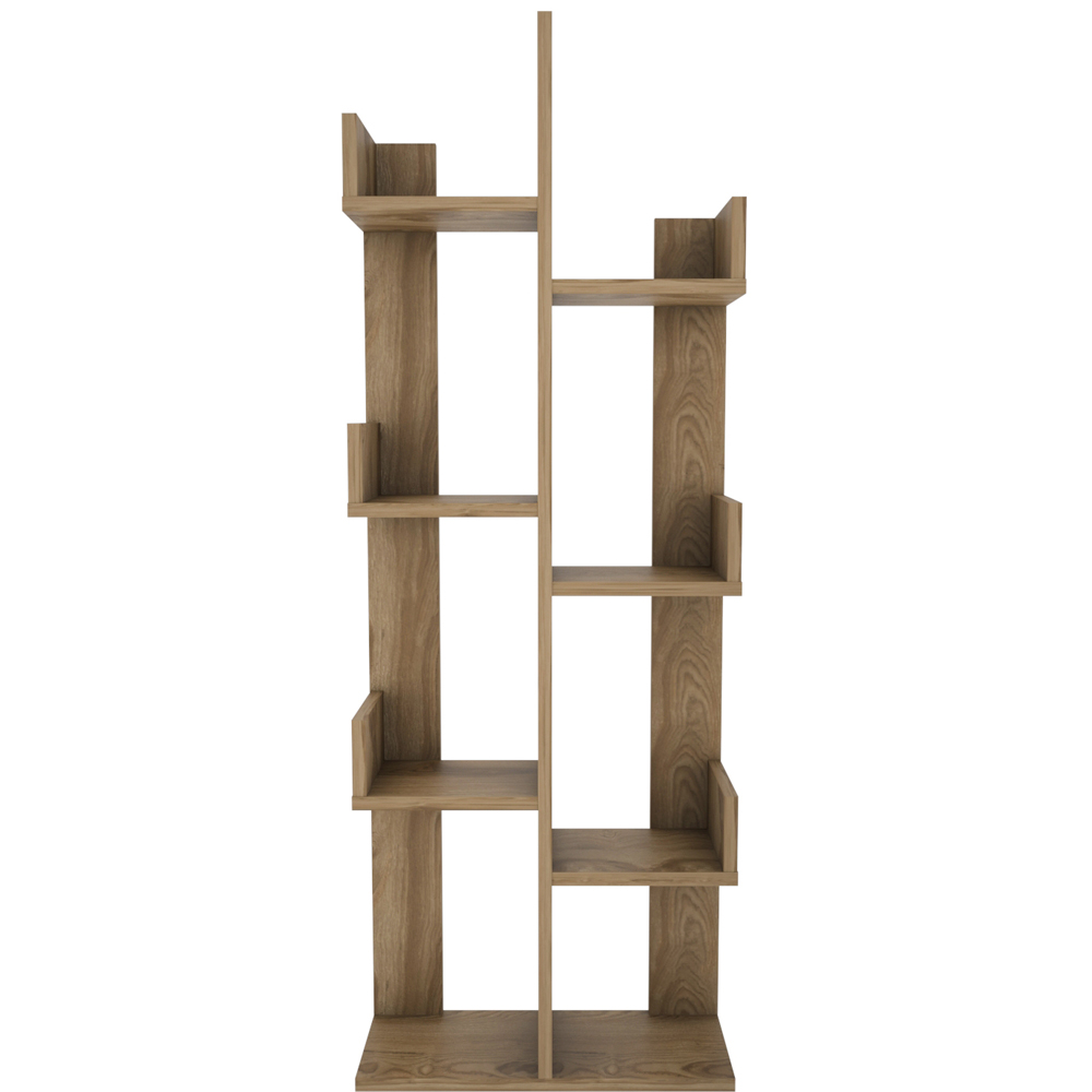 Decorotika Lui 8 Shelf Oud Tall Tree Style Bookshelf Image 2