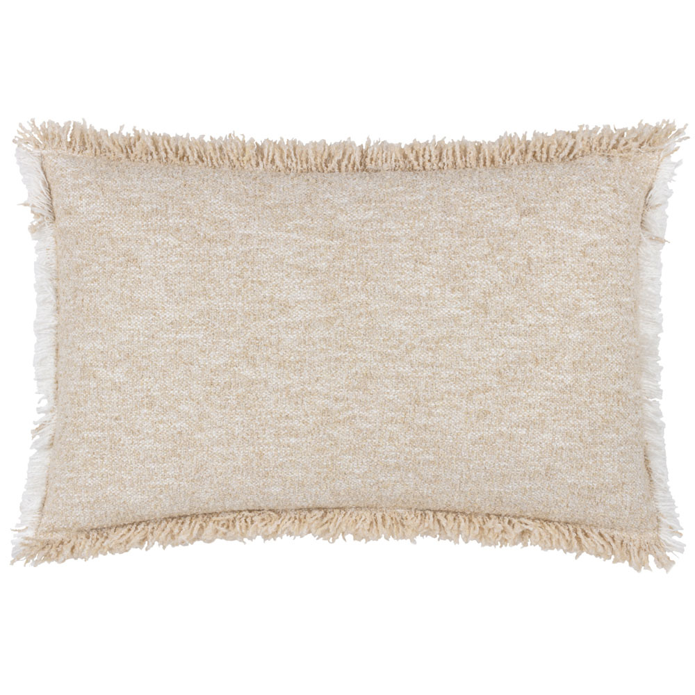 Yard Doze Natural Reversible Fringed Cushion Image 1