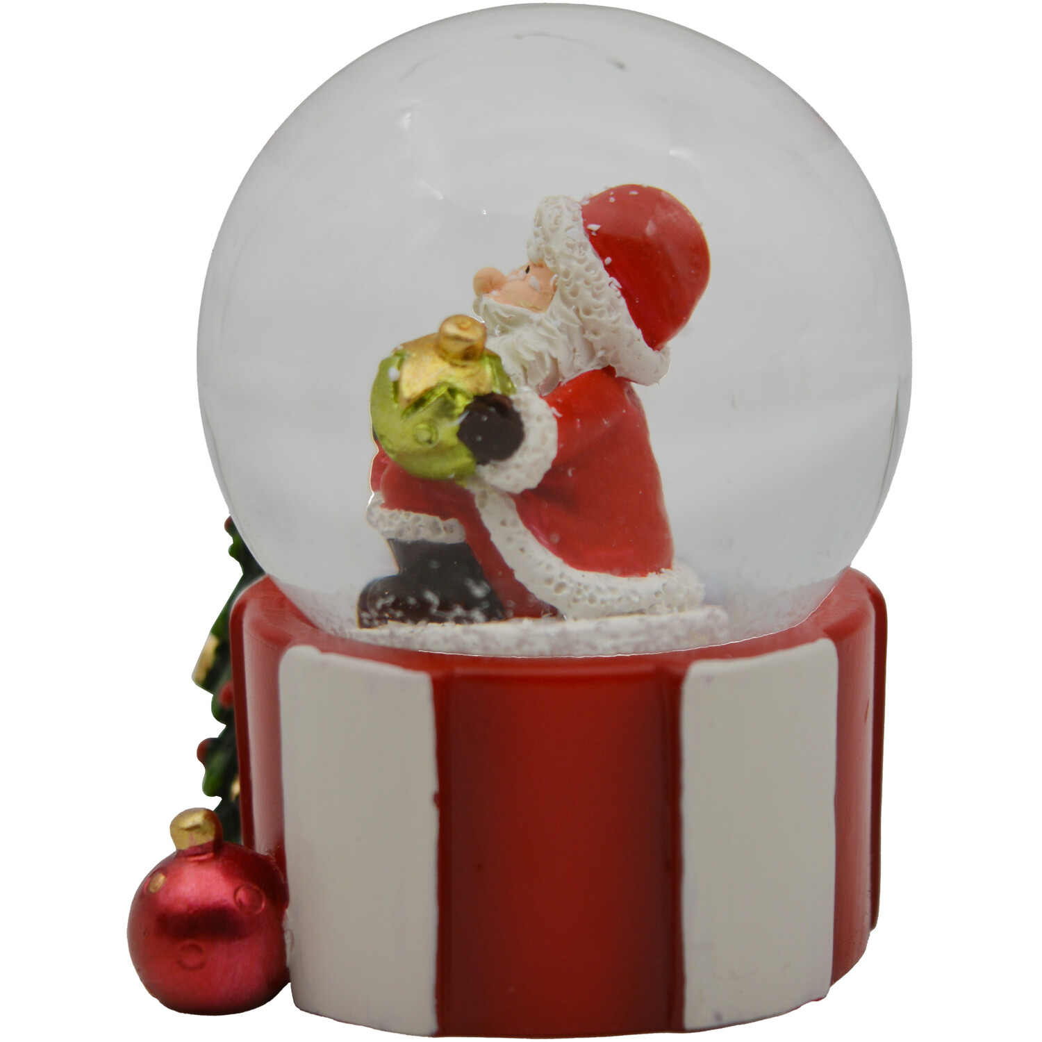 Mini Santa or Bear Snow Globe Multicolour Image 6