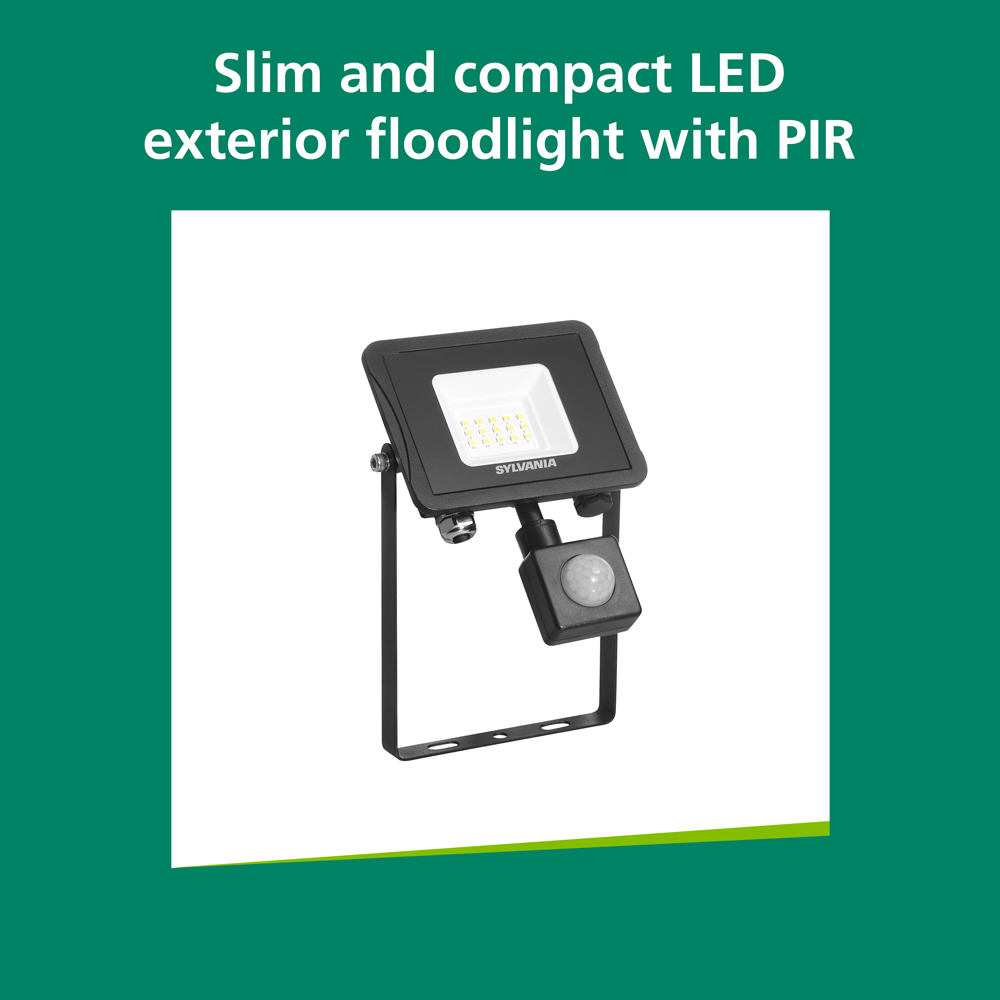 Sylvania SylFlood Black 10.5W LED Outdoor Floodlight Image 5