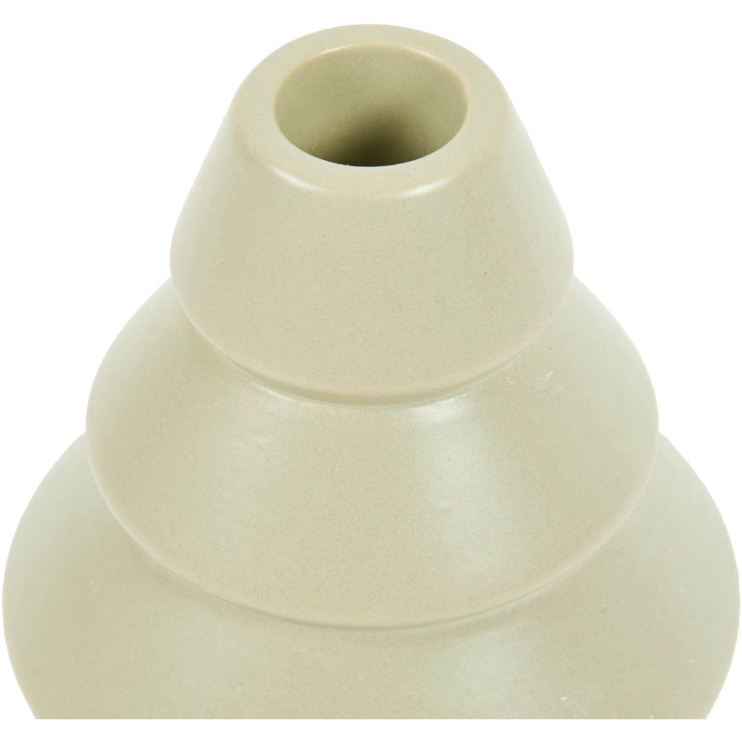 Green or Cream Tree Taper Candle Holder Image 2