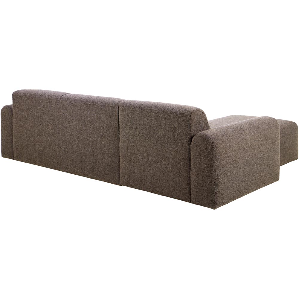 Florence Midfield 2 Seater Boucle Taupe Fabric Left Hand Facing Chaise Longue Image 4