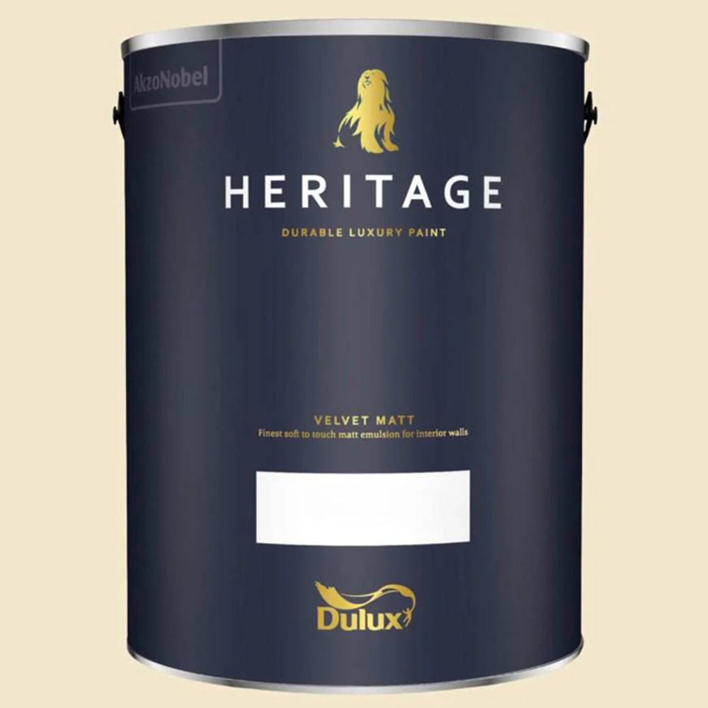 Dulux Heritage Walls and Ceilings DH White Velvet Matt Emulsion Paint 5L Image 2