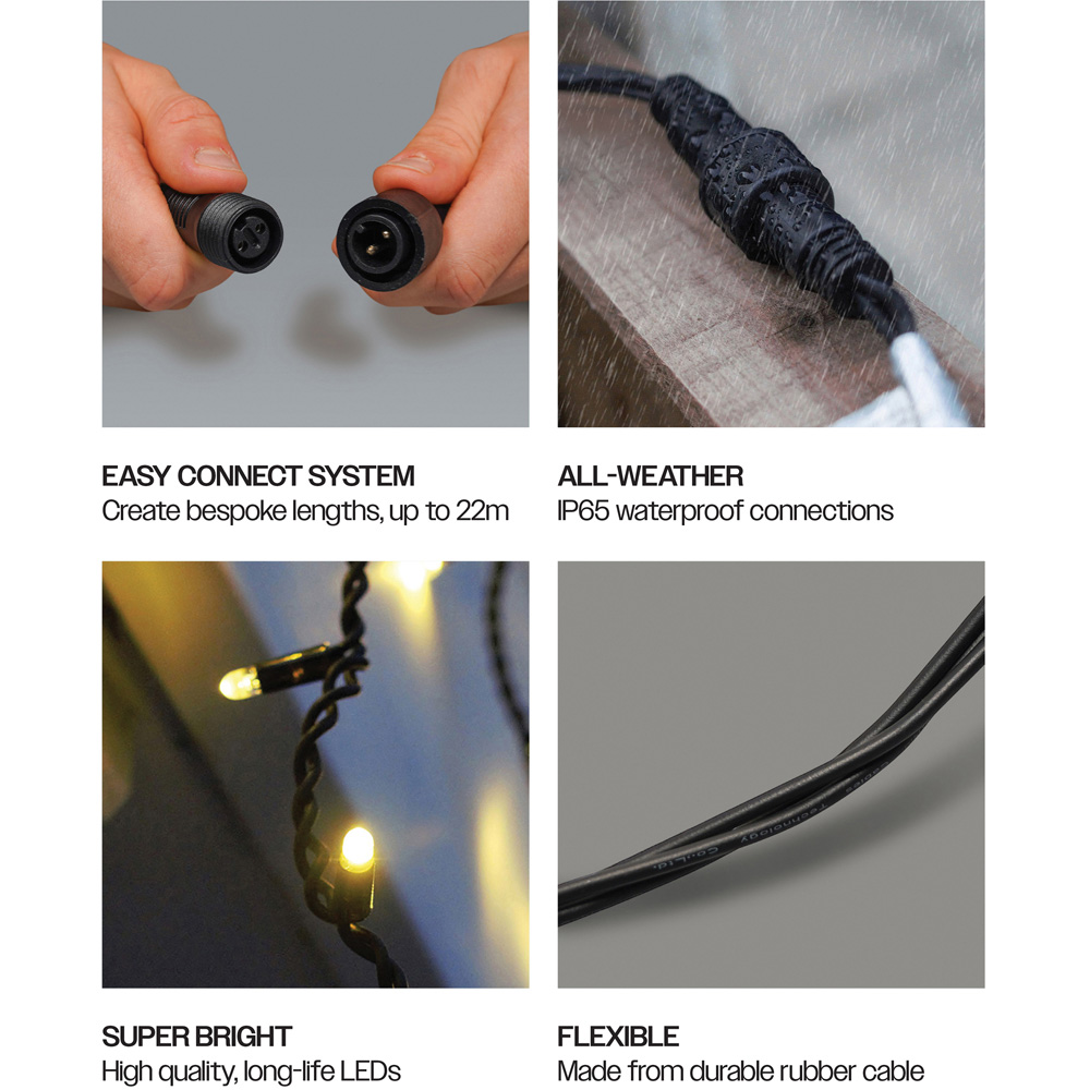 Eagle Connect 120 Warm White LED Icicle Light 5m Image 7