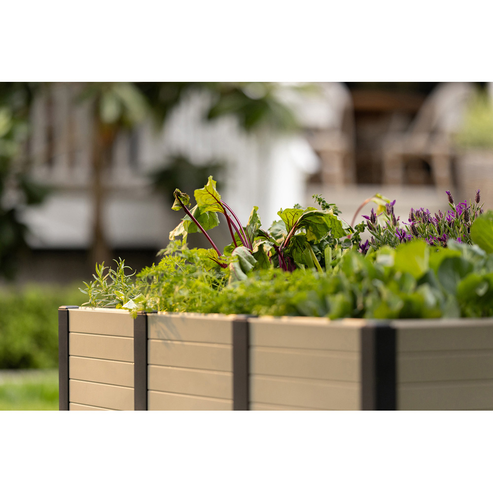 Primeur Tierra Verde 10 Panel Khaki Large Raised Garden Bed 92 x 46 x 15cm Image 4