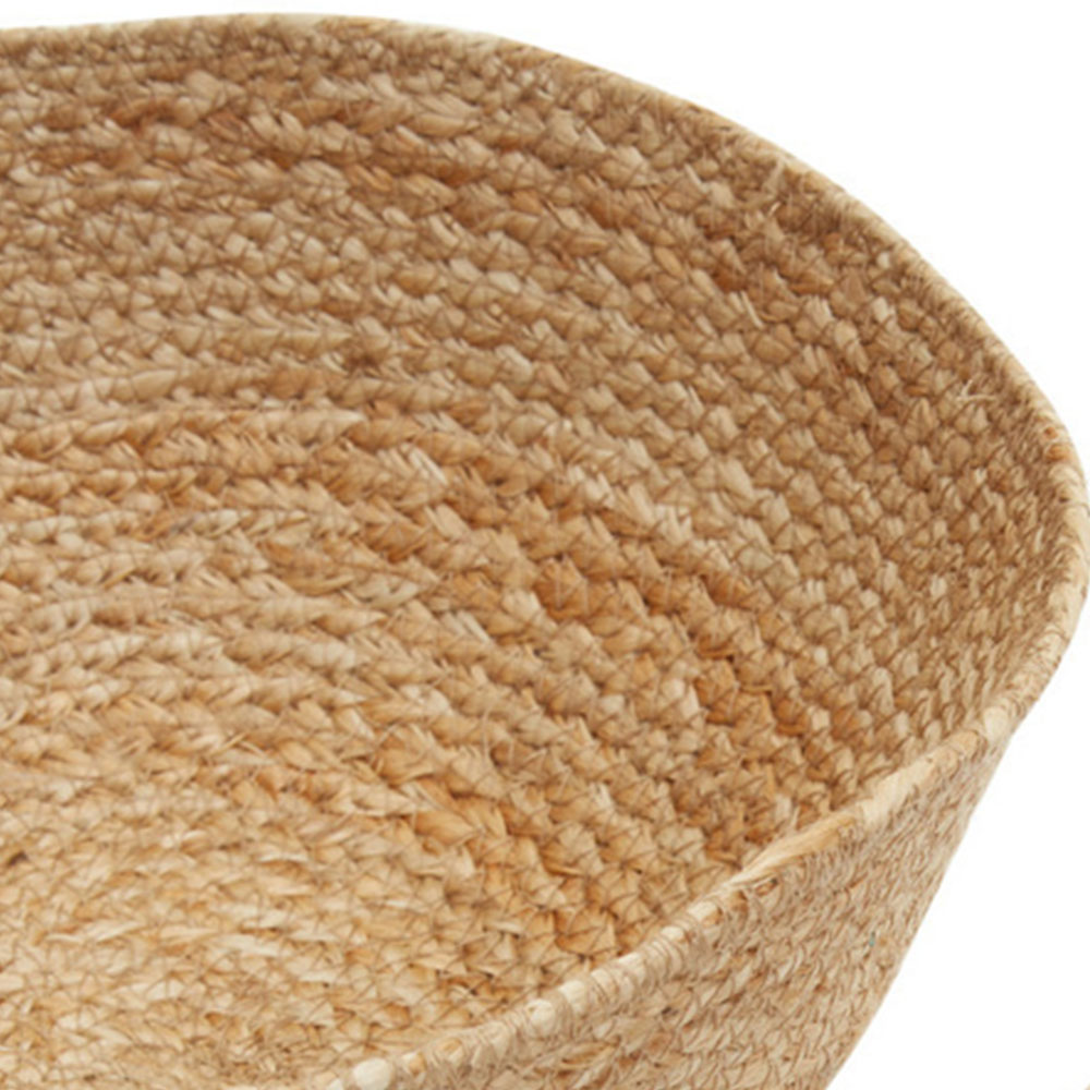 Premier Housewares Natural Round Jute Basket 3 Pack Image 4