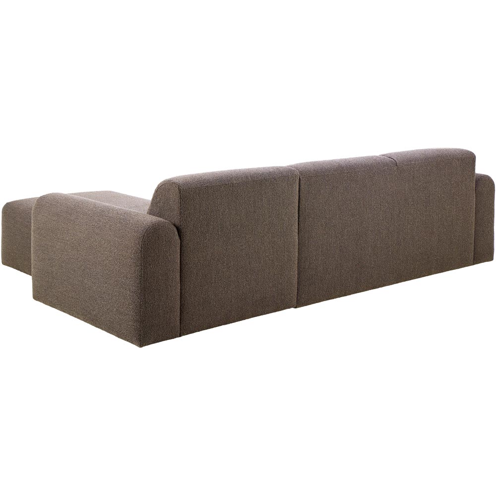 Florence Midfield 2 Seater Boucle Taupe Fabric Right Hand Facing Chaise Longue Image 4