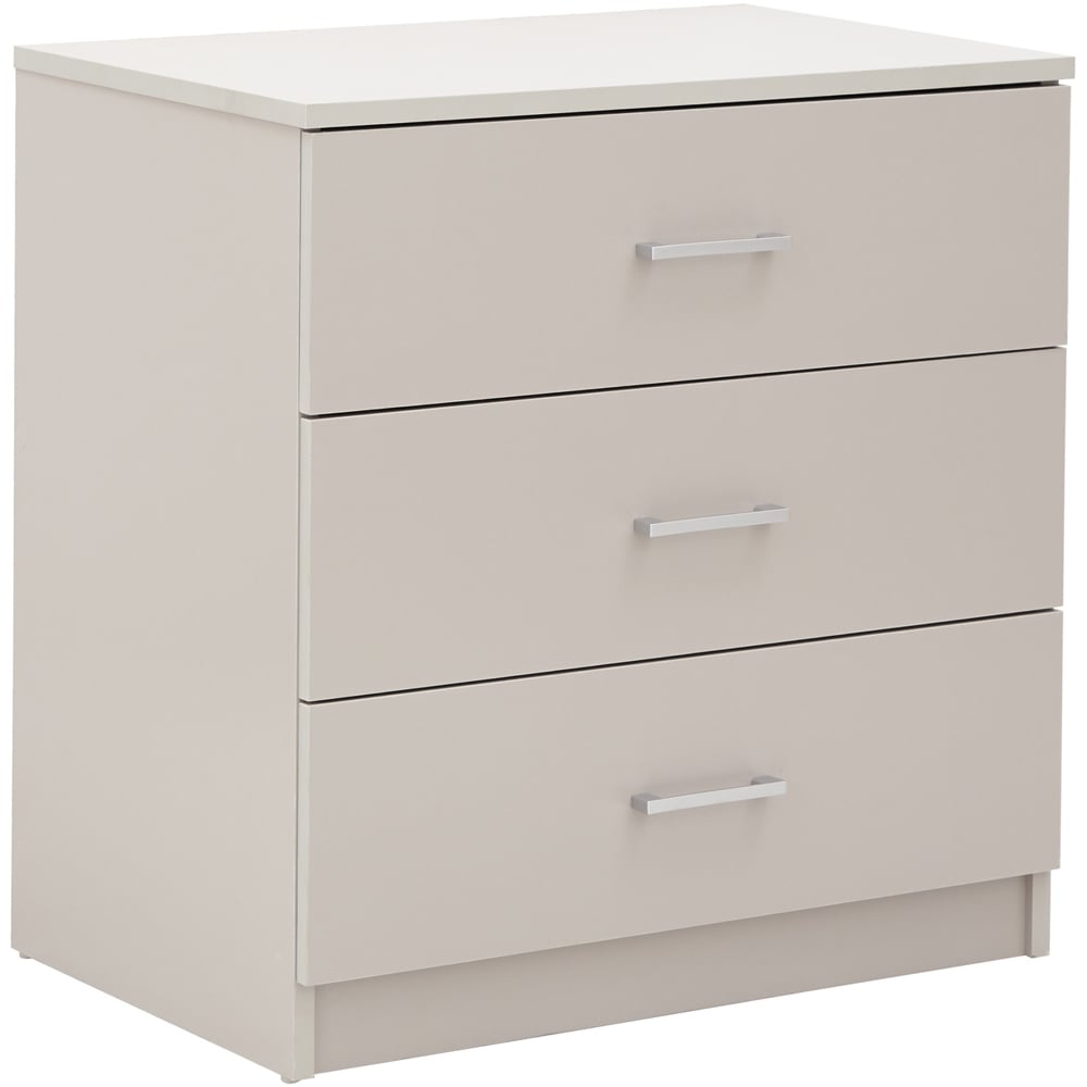 GFW Panama Light Grey 3 Piece Bedroom Furniture Set Image 6