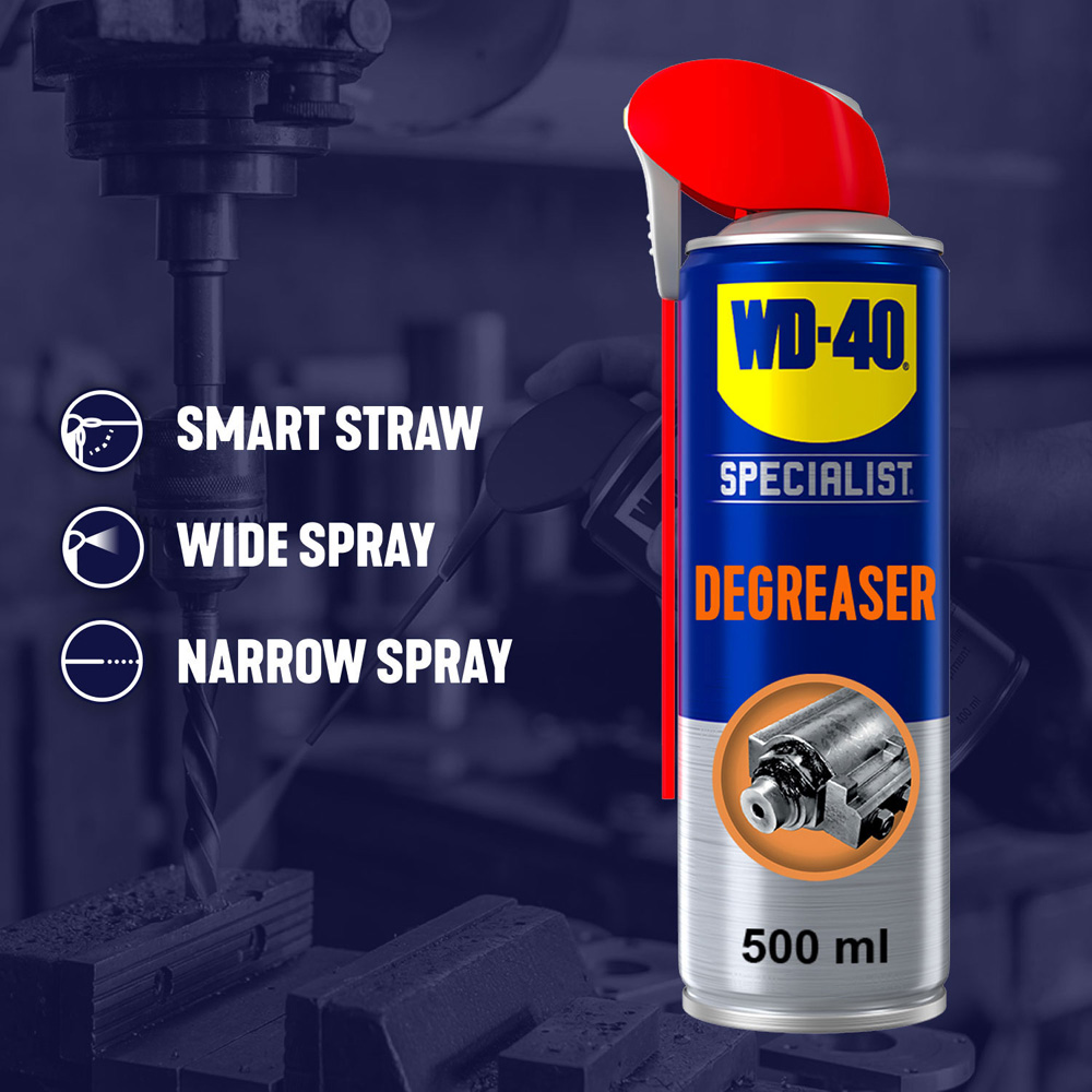WD-40 Specialist Professional Strength Heavy Duty Degreaser Spray 500ml Image 7