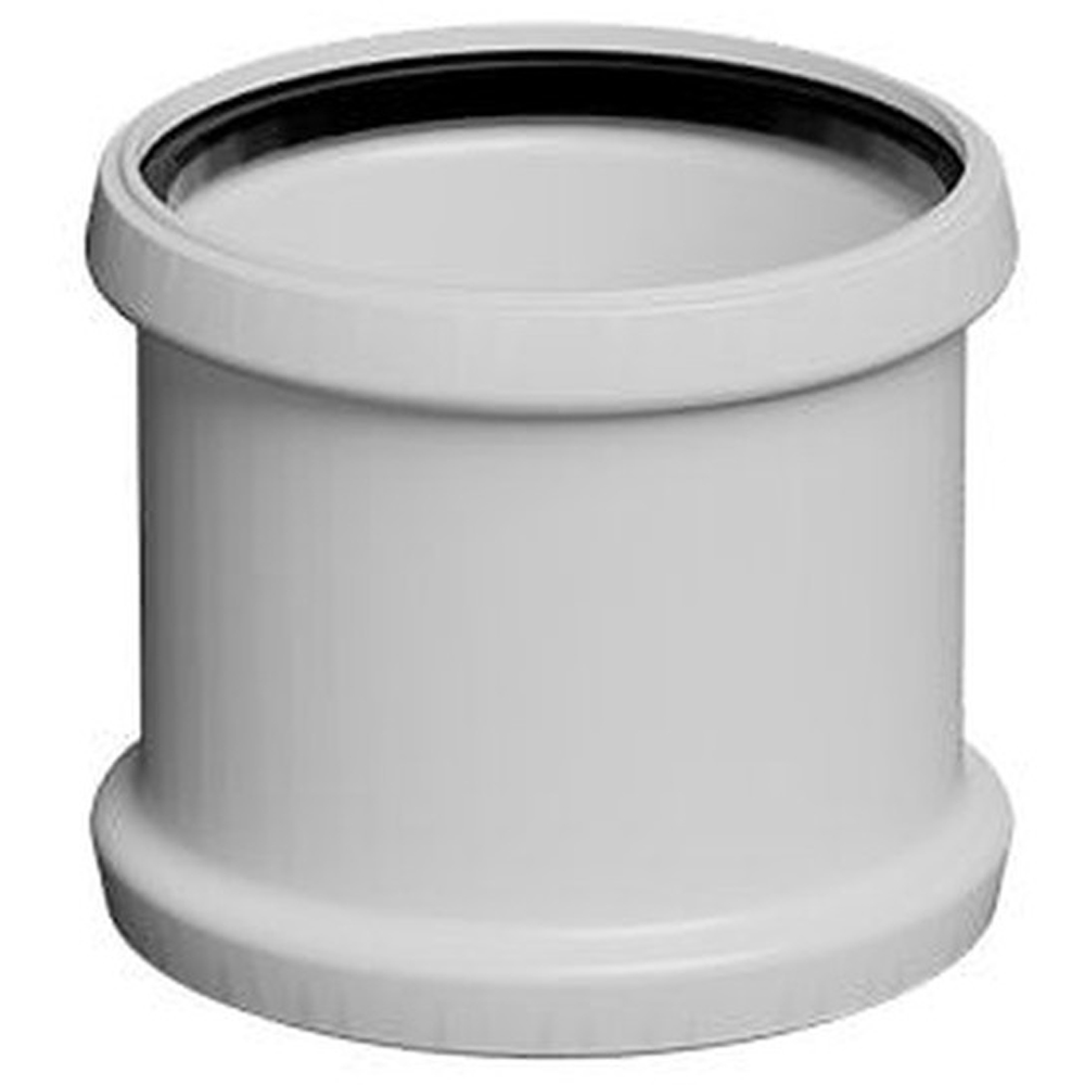FloPlast Industrial Xtraflo Swan Neck Downpipe Kit with Access Pipe White 110mm Image 7