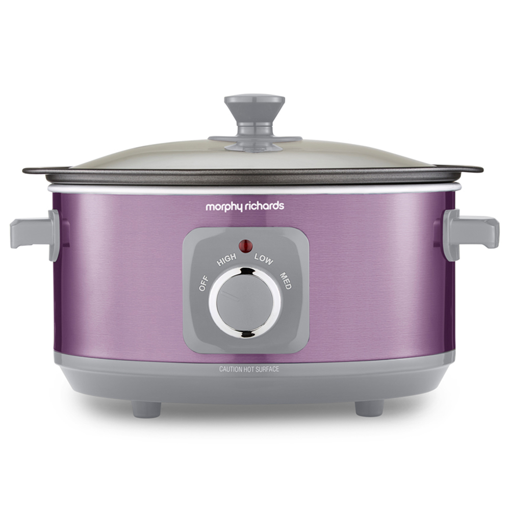 Morphy Richards Accents 460024 Purple Sear and Stew 3.5L Slow Cooker 163W Image 3