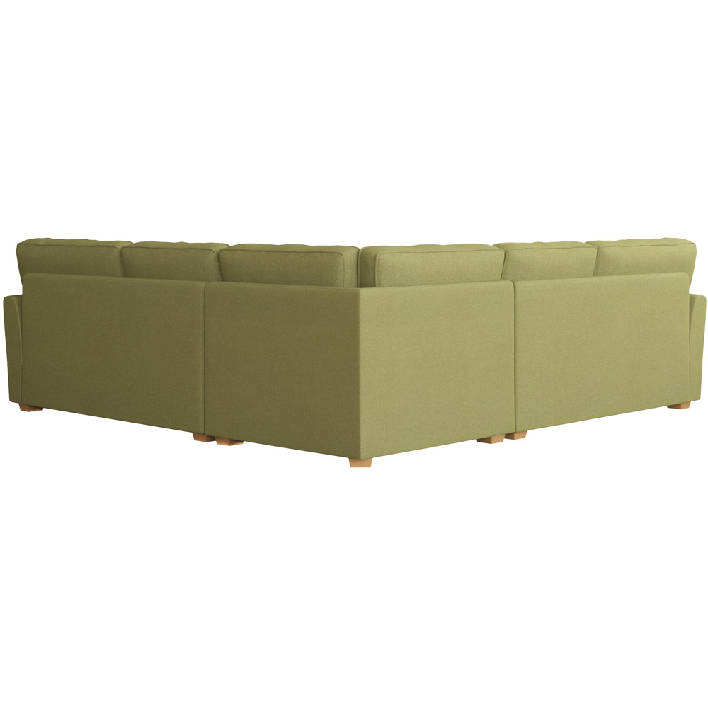 Wendleberry 4 Seater Venice Olive Fixed Back Corner Sofa Image 4