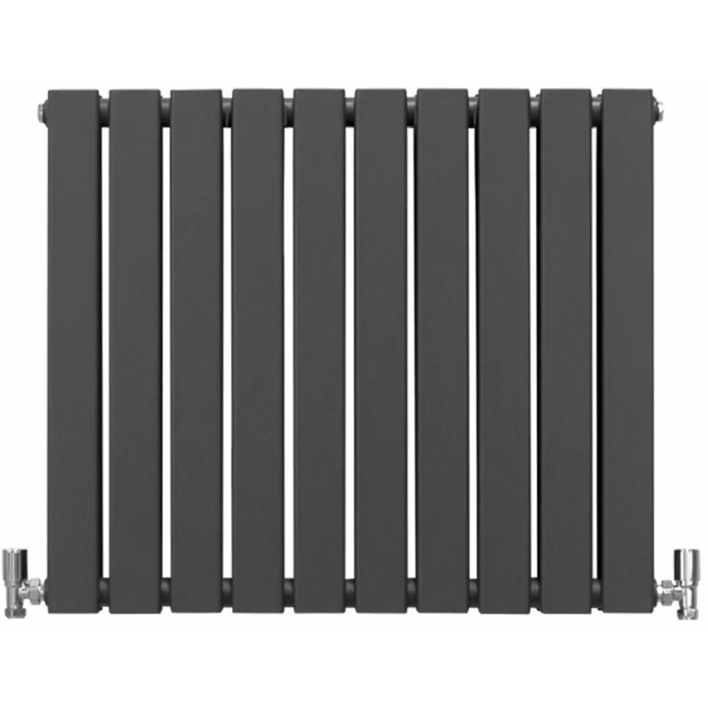 MonsterShop Anthracite Grey Flat Radiator 600 x 700mm Image 2